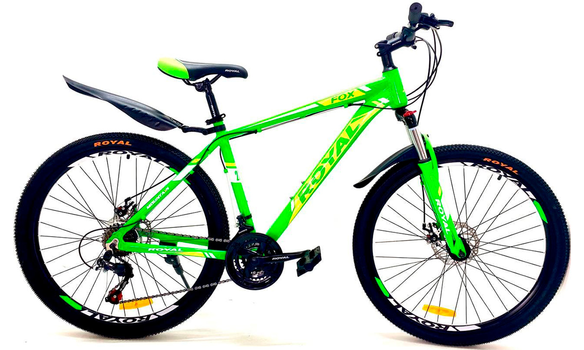 Фотографія Велосипед ROYAL FOX 29" (2021) 2021 Зелений